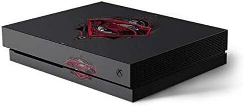 Skinit Decal Gaming Skin Compatible with Xbox One X Console - Officially Licensed DC Comics Superman Comic Pattern Logo in Red Design in Saudi Arabia