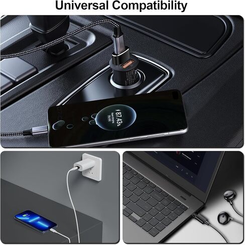 3 Pack USB to USB C Adapter for, Type-C Female to A Male Charger Converter, USB C Adapter for iPhone 17 16 Pro Max 15, iWatch 11 10 Se Ultra 3, iPad, Samsung Galaxy S25 S24, Google Pixel 10 9 (Black) in Saudi Arabia