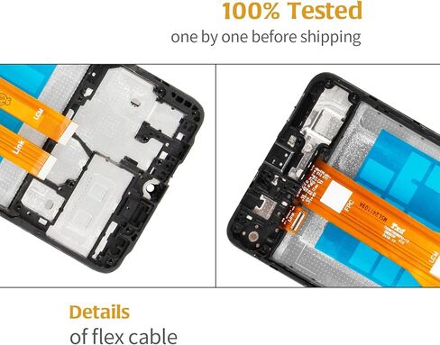 شاشة عرض LCD أصلية A06 A065F/A065M OEM + إطار أزرق لهاتف Samsung Galaxy A06 4G A065F/M 6.7 بوصة شاشة LCD بديلة تعمل باللمس مجموعة محول رقمي in Saudi Arabia