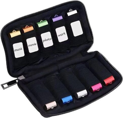 USB Storage Case, Flash Drive Thumb Drive Memory Stick Storage Bag, Organizer for USB Sticks, Zip Drive, Jump Drive in Saudi Arabia