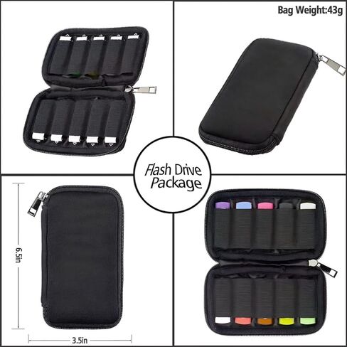 USB Storage Case, Flash Drive Thumb Drive Memory Stick Storage Bag, Organizer for USB Sticks, Zip Drive, Jump Drive in Saudi Arabia