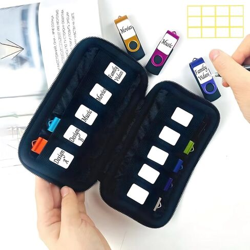 USB Storage Case, Flash Drive Thumb Drive Memory Stick Storage Bag, Organizer for USB Sticks, Zip Drive, Jump Drive in Saudi Arabia