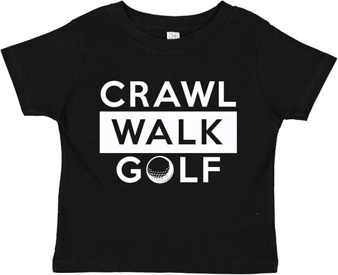 Tees & Tails Crawl Walk Golf Baby Tee Shirt (Infant and Toddler Sizes) in Saudi Arabia