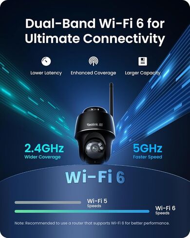 REOLINK Argus PT Ultra (Black) Bundle with Battery Pack-First 4K Solar Security Cameras Wireless Outdoor,360° Pan Tilt Auto-Tracking, 8MP Color Night Vision, 2.4/5 GHz Wi-Fi 6, No Monthly Fee, Home Hu in Saudi Arabia