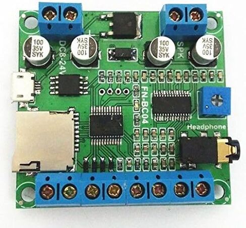 4 Buttons Triggered MP3 Player Board with 10W Amplifier and Terminal Blocks in Saudi Arabia