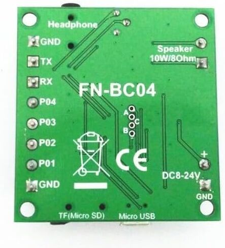 4 Buttons Triggered MP3 Player Board with 10W Amplifier and Terminal Blocks in Saudi Arabia