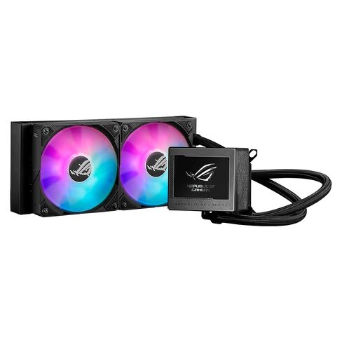 ASUS ROG Ryujin III 240 ARGB مبرد وحدة المعالجة المركزية السائل الكل في واحد مع مشعاع 240 مم. مضخة Asetek الجيل الثامن، 2X مراوح ARGB مغناطيسية 120 مم (تصميم سلسلة ديزي)، شاشة LCD 3.5 بوصة، أسود (متجدد) in Saudi Arabia