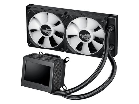 ASUS ROG Ryujin III 240 ARGB مبرد وحدة المعالجة المركزية السائل الكل في واحد مع مشعاع 240 مم. مضخة Asetek الجيل الثامن، 2X مراوح ARGB مغناطيسية 120 مم (تصميم سلسلة ديزي)، شاشة LCD 3.5 بوصة، أسود (متجدد) in Saudi Arabia