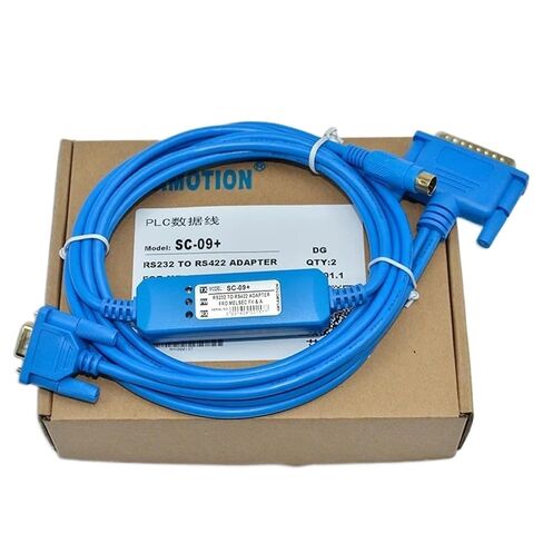 منفذ RS232 التسلسلي SC-09 مناسب لكابل برمجة سلسلة FX/A USB-SC09 تنزيل USBSC09 (أبيض، 10 متر) in Kuwait