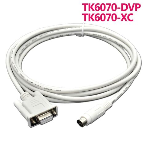 مناسب TK6070 HMI لوحة اللمس توصيل كابل البرمجة TK6070-DVP TK6070-XC (2 متر) in Saudi Arabia