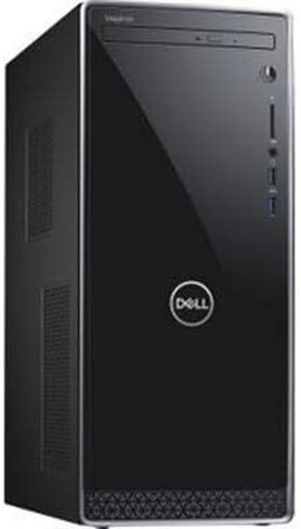 كمبيوتر مكتبي ديل انسبايرون 3670 بمعالج انتل كور i5-8400 بسرعة 2.8 جيجاهرتز، وذاكرة وصول عشوائي DDR4 SDRAM سعة 8 جيجابايت، وقرص صلب سعة 1 تيرابايت، باللون الأسود مع حواف فضية in Kuwait