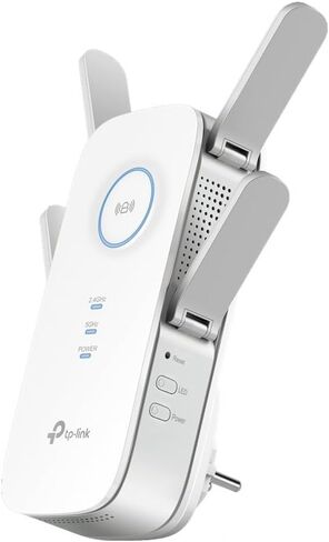 TP-Link AC2600 موسع نطاق Wi-Fi ثنائي النطاق مع منفذ جيجابت إيثرنت، يوسع WiFi إلى المنزل الذكي وأجهزة Alexa in Saudi Arabia