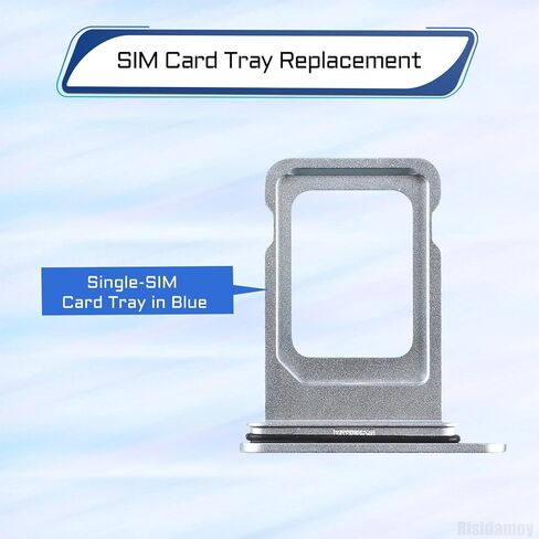 for iPhone 15 15 Plus Single SIM Card Tray Replacement Single Version SIM Card Slot Holder Replace for iPhone 15 15 Plus with Open Eject Pin Model: A3090 A2846 A3094 A2847 (Blue) in Saudi Arabia