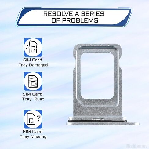 for iPhone 15 15 Plus Single SIM Card Tray Replacement Single Version SIM Card Slot Holder Replace for iPhone 15 15 Plus with Open Eject Pin Model: A3090 A2846 A3094 A2847 (Blue) in Saudi Arabia