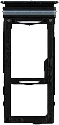2X Dual SIM Double Card Tray Slot Holder Replacement Compatible with Samsung Galaxy A52 5G A526 / A72 5G A726 6.7 inch (Black) in Saudi Arabia