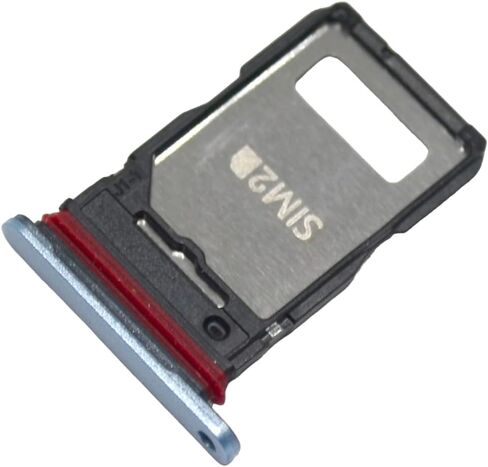 SIM Card Tray Slot Holder Replacement Parts with Pin for Motorola Moto Edge 50 Fusion 5G 2024 XT2429-1 - Blue in Kuwait