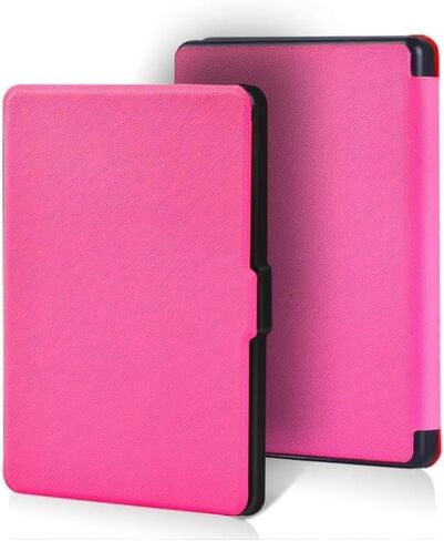 Generic حافظة لجهاز Kindle 8th Gen 2016 (رقم الموديل SY69JL)، غطاء حماية جلدي ذكي رفيع للغاية مع خاصية التنبيه/السكون التلقائي باللون الأزرق الداكن in Saudi Arabia