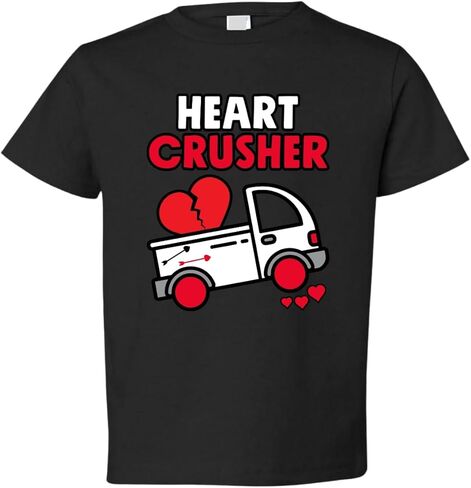 Cute 1st Valentine's Day Love Hearts Toddler Crew T-Shirt in Saudi Arabia