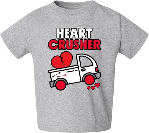 Cute 1st Valentine's Day Love Hearts Toddler Crew T-Shirt in Saudi Arabia