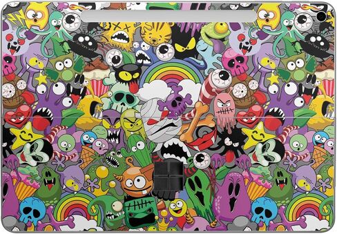 غلاف الكمبيوتر اللوحي متوافق مع Microsoft Surface Pro 12 بوصة (2025) - Monster Mash - غطاء لاصق واقٍ من الفينيل الفاخر 3M - سهل الاستخدام | صُنع في الولايات المتحدة الأمريكية بواسطة MightySkins in Kuwait