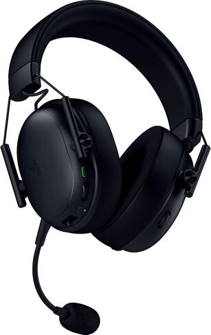سماعة الألعاب اللاسلكية Razer BlackShark V3 للكمبيوتر الشخصي: برامج تشغيل 50 مم - ميكروفون واسع النطاق - 2.4 جيجا هرتز، بلوتوث، USB - تعمل مع Mac، PS5، Nintendo Switch، الهاتف الذكي - بطارية 70 ساعة - أسود (متجدد) in Kuwait