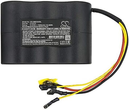 بطارية Cameron Sino لأجهزة AEMC 6240، 6240 ميكرو أوم، 6250، 6250 ميكرو أومميتر PN: AEMC 2129.91 7000 مللي أمبير / 42.00 وات في الساعة in Saudi Arabia