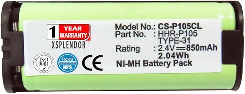 XPS Replacement Battery for Avaya 3920 AP680BHP-AV DECT D160 PN BBTG0658001, BT-1009700503110 BT-1009 BT-1009A BT-1024 in Saudi Arabia