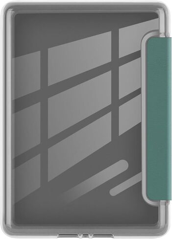 Case for 6" Kindle (10th Generation-2019 Release), Ultra Clear Soft Flexible Transparent TPU Back Cover with Auto Sleep/Wake for Kindle (Model NO. J9G29R), Dark Green in Saudi Arabia