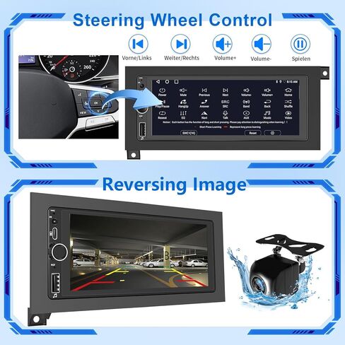 Car Stereo Radio with GPS Navi WiFi Carplay Android Auto SWC Remote for 1994-2001 Dodge Ram Dakota/Jeep Wrangler Cherokee 1997-2001/ Chrysler Town and Country 1990-2000/Sebring Cirrus in Kuwait