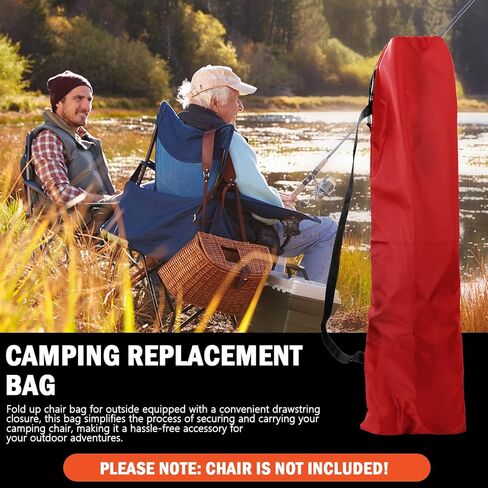 Camping Chair Bags Replacement for Coleman, Camp Folding Chair Bag, Lawn Chair Bag Replacement Outdoors & Sports,36.61 Inches, Red, 2 Pack in Saudi Arabia