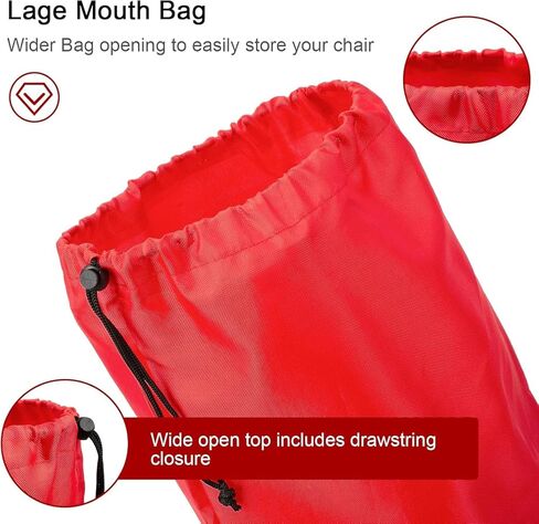 Camping Chair Bags Replacement for Coleman, Camp Folding Chair Bag, Lawn Chair Bag Replacement Outdoors & Sports,36.61 Inches, Red, 2 Pack in Saudi Arabia