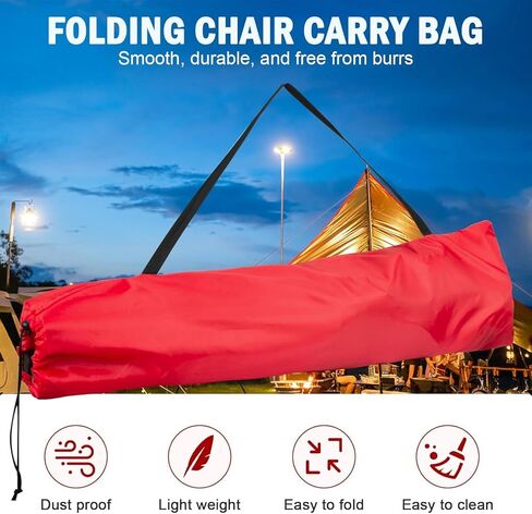 Camping Chair Bags Replacement for Coleman, Camp Folding Chair Bag, Lawn Chair Bag Replacement Outdoors & Sports,36.61 Inches, Red, 2 Pack in Saudi Arabia