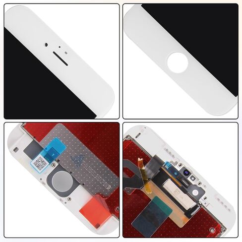Screen Replacement for iPhone 6s Plus A1634 A1687 A1690 A1699 5.5 Inch LCD Display Screen Touch Screen Digitizer Assembly for iPhone 6s Plus LCD Repair Parts with Tools Kits (White) in Saudi Arabia
