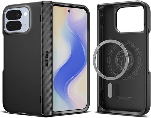 Spigen for Pixel 10 Pro Fold Case, Slim Armor Pro MagFit (2025) [Designed for Pixelsnap, Compatible with MagSafe Accessories] - Black in Saudi Arabia