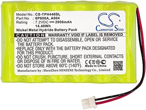 7.2V High-Performance Replacement Battery for TPI 440 440 1MHz Single Channel Oscill with A004 6P600A/2000mAh in Saudi Arabia