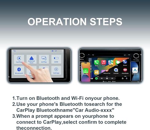 Toyota Wireless CarPlay/Android Auto Dongle | Plug & Play for 2014-2019 Sienna, Prius, Tacoma, Tundra, Highlander, RAV4, 4Runner with Entune 2.0 | Works with OEM Camera & Controls​ in Saudi Arabia