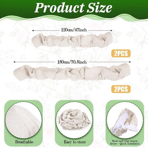 Fabric Cord Cover & Chandelier Chain Cover, 4 Pcs 6 Feet and 4 Feet Chain Cable Sleeve Chandelier Lighting Wire Cord Cove Easy to Install for Lamps Light Fixtures Lighting Wire Cable Management Hiding in Saudi Arabia