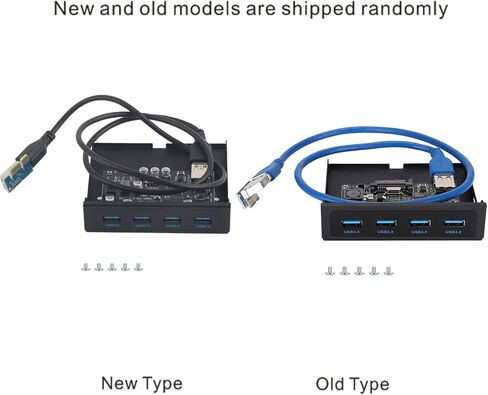 PCI E to 4X USB 3.0 Expansion Card NEC720201 Chip Front Floppy Bay Adapter Riser Card with 4 Front USB Ports for Desktop PC Computer Black in Saudi Arabia