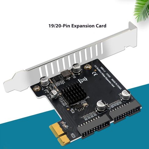 Desktop Computer PCIe USB3.0 Expansion Card Multiple Fast Speed Quick Installation Not Required Tools in Saudi Arabia