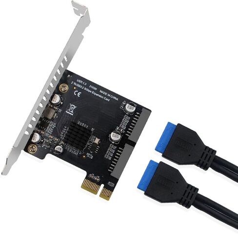 Desktop Computer PCIe USB3.0 Expansion Card Multiple Fast Speed Quick Installation Not Required Tools in Saudi Arabia