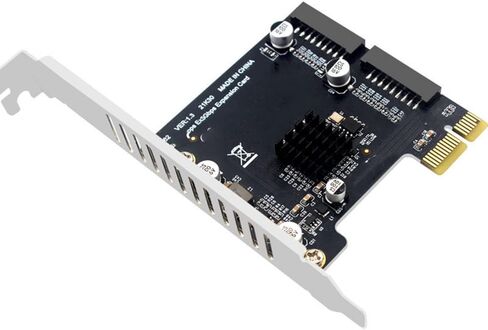 Desktop Computer PCIe USB3.0 Expansion Card Multiple Fast Speed Quick Installation Not Required Tools in Saudi Arabia