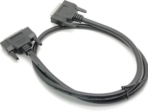 HDB44 Data Cable, 3-Row 44-Pin DB44 Serial Port Connection Cable for Industrial Equipment & Medical Devices (Male to Male, 1 Meters) in Saudi Arabia