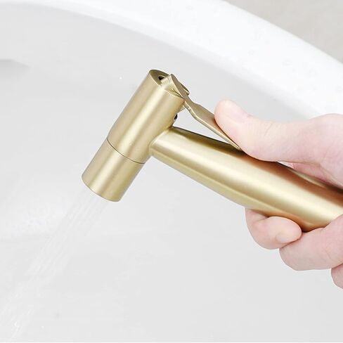HandheldSprayer Premium Stainless Steel Cloth Diaper Sprayer Brushed GoldSprayer for Toilet and Shower Sprayer for Pet, Bathroom or Toilet in Saudi Arabia