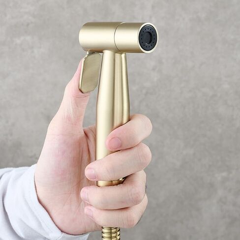 HandheldSprayer Premium Stainless Steel Cloth Diaper Sprayer Brushed GoldSprayer for Toilet and Shower Sprayer for Pet, Bathroom or Toilet in Saudi Arabia