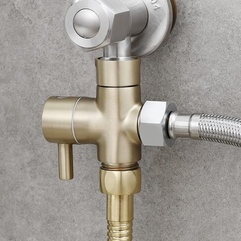 HandheldSprayer Premium Stainless Steel Cloth Diaper Sprayer Brushed GoldSprayer for Toilet and Shower Sprayer for Pet, Bathroom or Toilet in Saudi Arabia