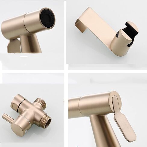 HandheldSprayer Premium Stainless Steel Cloth Diaper Sprayer Brushed GoldSprayer for Toilet and Shower Sprayer for Pet, Bathroom or Toilet in Saudi Arabia