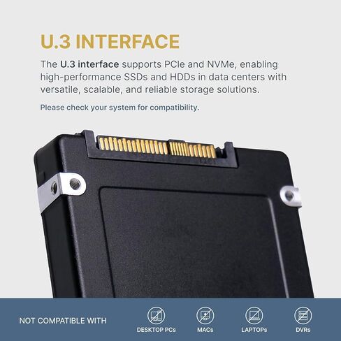 Dell 15.36TB PCIe Gen 4 8GB/s U.3 NVMe 2.5in Enterprise PowerEdge Read-Intensive SSD for: R440 R750 R450 T150 R470 T560 T40 R250 R740 R640 T550 T350 R540 R840 ME4024 R650XS YGR7C G16 in Saudi Arabia