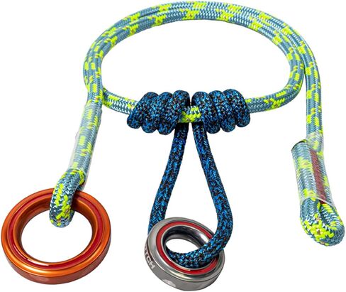 Notch Rope Logic 11.7 m x 5 ft. Banshee Adj Friction Saver with Large & Small Aluminum Wear-Safe Rings, Individually Serialized, Compatible with Rope Style Bridges, MBS: 30kN (64103) in Saudi Arabia