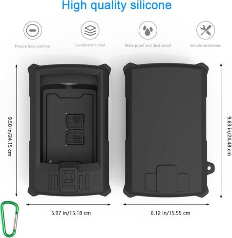 غطاء حماية من السيليكون لأداة اكتشاف الأسماك متوافق مع Garmin Striker Vivid 7cv و7sv، ومحول الطاقة Sonar Garmin Striker 7cv/7sv، وغطاء سيليكون مع حقيبة تثبيت in Saudi Arabia