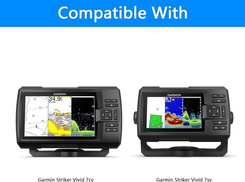 غطاء حماية من السيليكون لأداة اكتشاف الأسماك متوافق مع Garmin Striker Vivid 7cv و7sv، ومحول الطاقة Sonar Garmin Striker 7cv/7sv، وغطاء سيليكون مع حقيبة تثبيت in Saudi Arabia